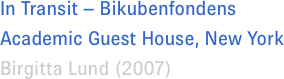 In Transit – Bikubenfondens  Academic